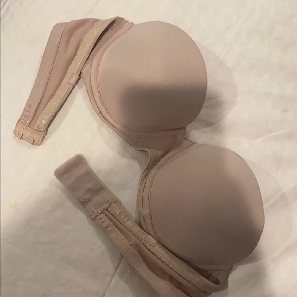 NUDE PUSH-UP STRAPLESS BRA